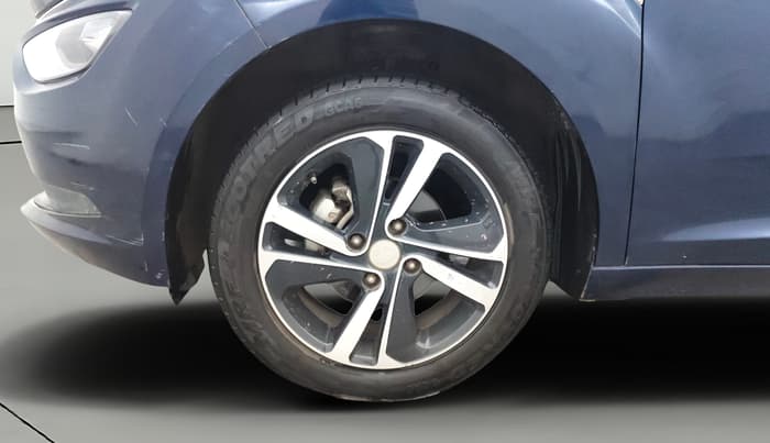 2023 Tata ALTROZ XZA + SUNROOF, Petrol, Automatic, 23,574 km, Left Front Wheel