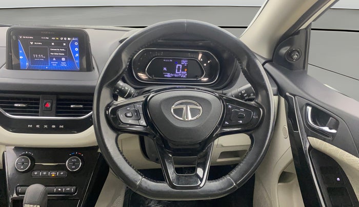 2023 Tata NEXON XZA PLUS LUXURY SUNROOF PETROL, Petrol, Automatic, 44,467 km, Steering Wheel Close Up