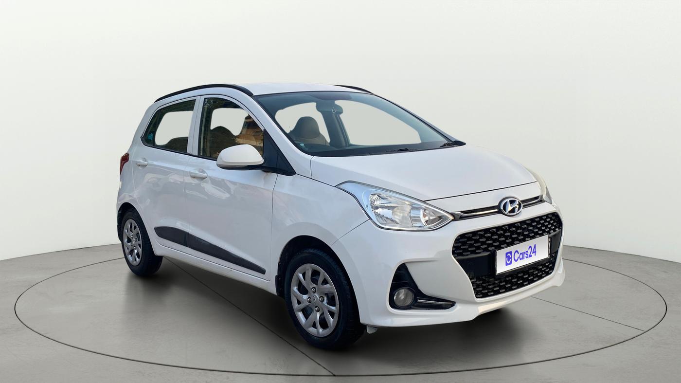 2018 Hyundai Grand i10 SPORTZ 1.2 KAPPA VTVT, Petrol, Manual, 42,647 km, Right Front Diagonal