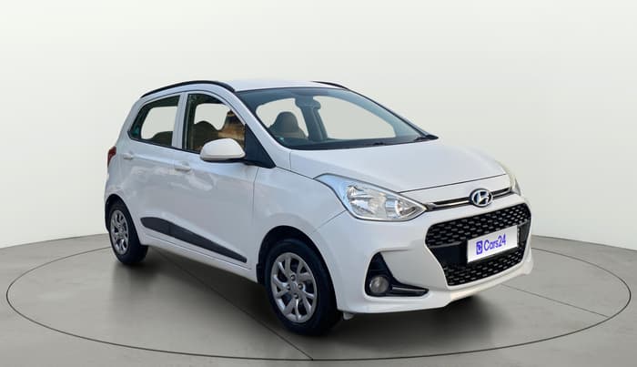 2018 Hyundai Grand i10 SPORTZ 1.2 KAPPA VTVT, Petrol, Manual, 42,647 km, Right Front Diagonal
