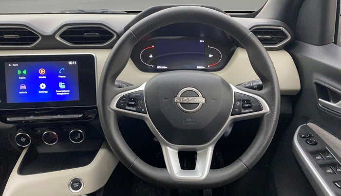 2022 Nissan MAGNITE XV TURBO CVT, Petrol, Automatic, 24,601 km, Steering Wheel Close Up