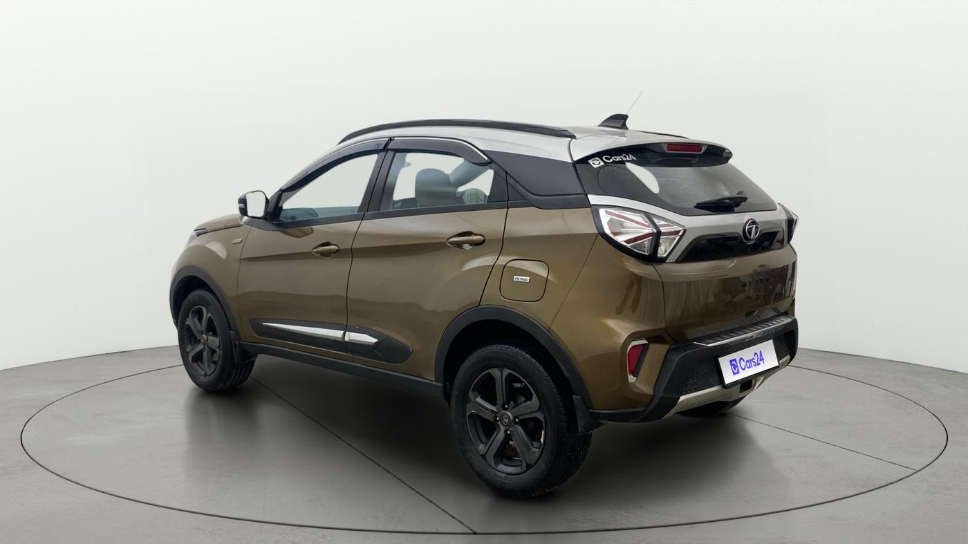 2022 Tata NEXON XZA PLUS (PREMIUM) PETROL JET, Petrol, Automatic, 19,836 km, Left Back Diagonal