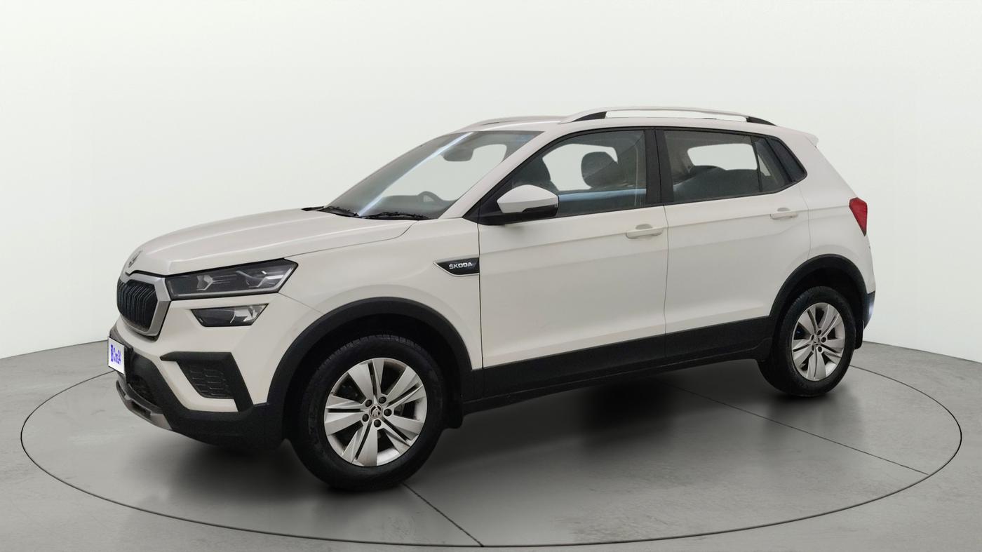 2021 Skoda KUSHAQ AMBITION 1.0L TSI AT, Petrol, Automatic, 49,845 km, Left Front Diagonal