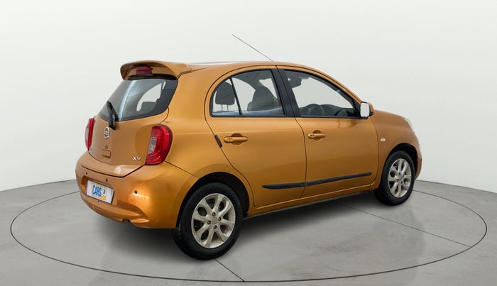 2017 Nissan Micra XV CVT, Petrol, Automatic, 1,06,798 km, Right Back Diagonal