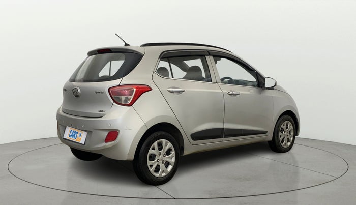 2014 Hyundai Grand i10 SPORTZ 1.2 KAPPA VTVT, Petrol, Manual, 38,916 km, Right Back Diagonal