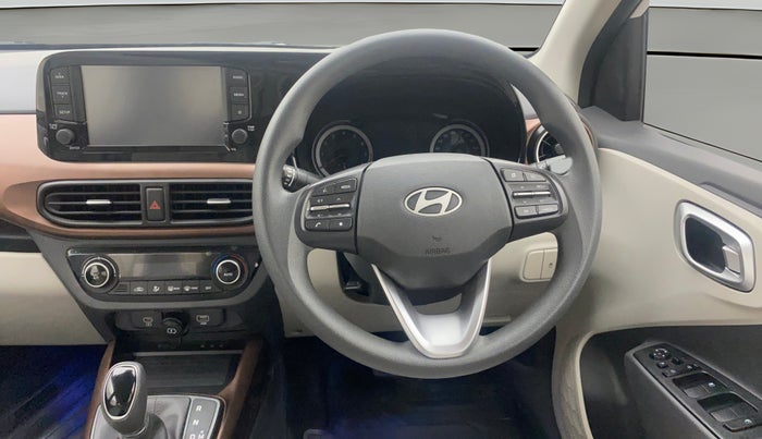 2024 Hyundai AURA SX PLUS 1.2 AMT, Petrol, Automatic, 12,164 km, Steering Wheel Close Up