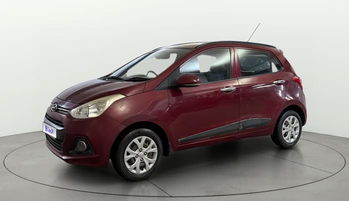 2015 Hyundai Grand i10 SPORTZ 1.2 KAPPA VTVT, Petrol, Manual, 45,841 km, Left Front Diagonal