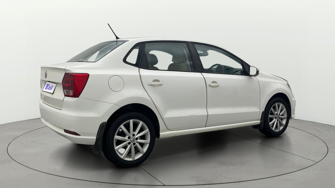2017 Volkswagen Ameo HIGHLINE1.2L PLUS 16 ALLOY, Petrol, Manual, 71,867 km, Right Back Diagonal