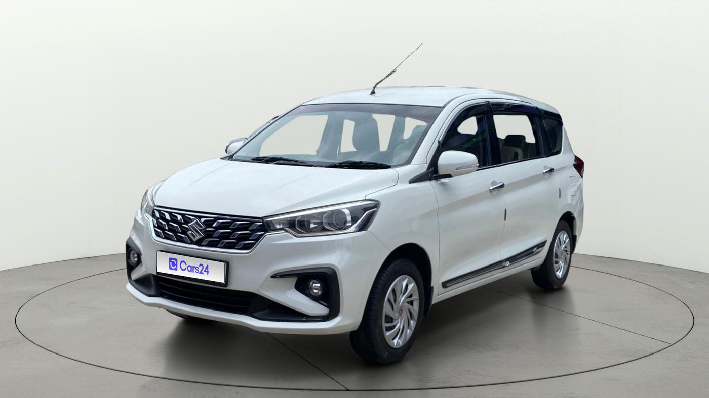 2022 Maruti Ertiga VXI SHVS, CNG, Manual, 84,549 km, Left Front Diagonal