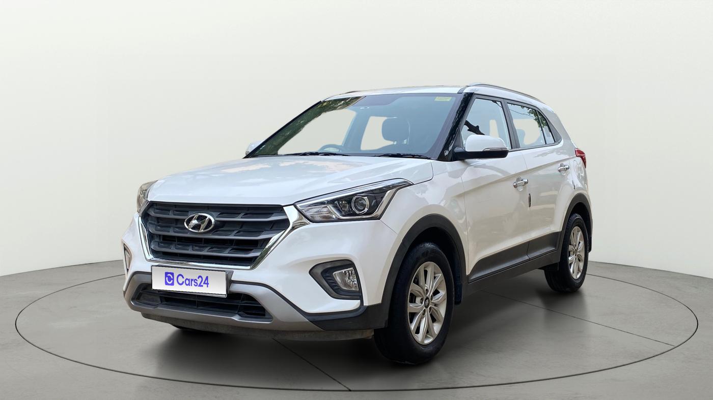 2019 Hyundai Creta SX 1.6 PETROL, Petrol, Manual, 30,749 km, Left Front Diagonal