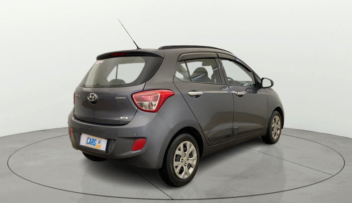 2015 Hyundai Grand i10 SPORTZ 1.2 KAPPA VTVT, Petrol, Manual, 57,837 km, Right Back Diagonal