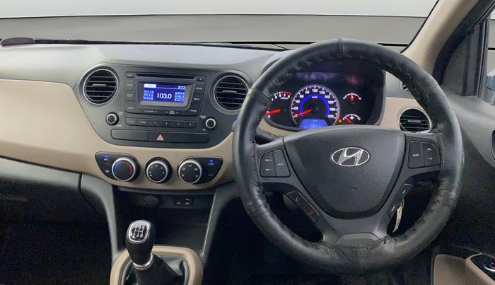 2016 Hyundai Grand i10 SPORTZ 1.2 KAPPA VTVT, CNG, Manual, 51,417 km, Steering Wheel Close Up