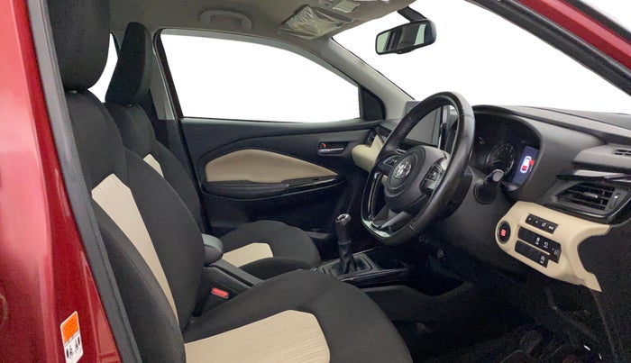 2022 Toyota Glanza V, Petrol, Manual, 46,976 km, Right Side Front Door Cabin