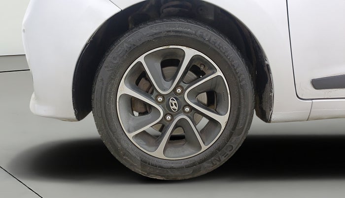 2017 Hyundai Grand i10 SPORTZ (O) AT 1.2 KAPPA VTVT, Petrol, Automatic, 84,942 km, Left Front Wheel