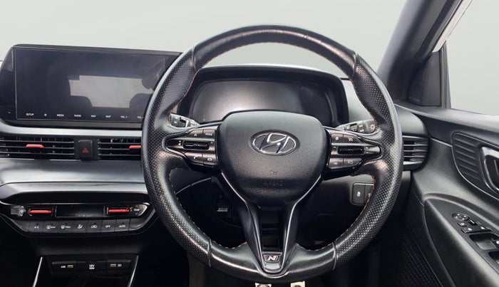 2021 Hyundai NEW I20 N LINE N8 1.0 TURBO GDI IMT DUAL TONE, Petrol, Manual, 33,844 km, Steering Wheel Close Up