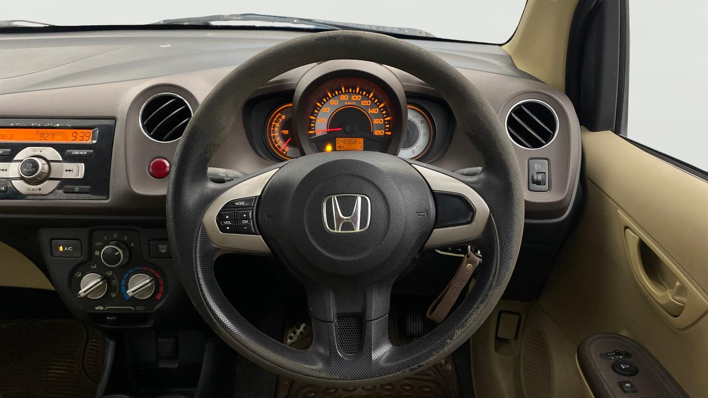 2013 Honda Brio S(O) MT, Petrol, Manual, 48,371 km, Steering Wheel Close Up