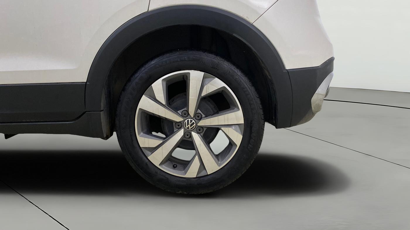 2022 Volkswagen TAIGUN TOPLINE 1.0 TSI AT, Petrol, Automatic, 38,551 km, Left Rear Wheel