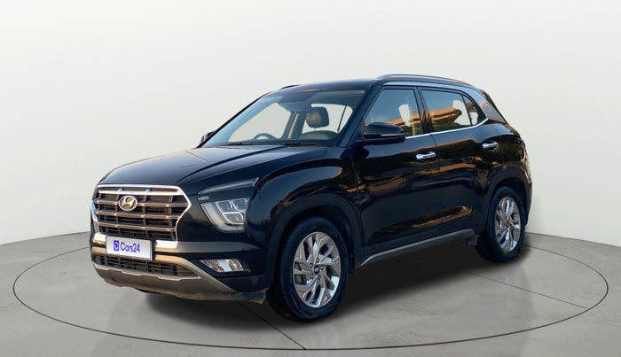 2021 Hyundai Creta SX IVT 1.5 PETROL, Petrol, Automatic, 1,17,569 km, Left Front Diagonal