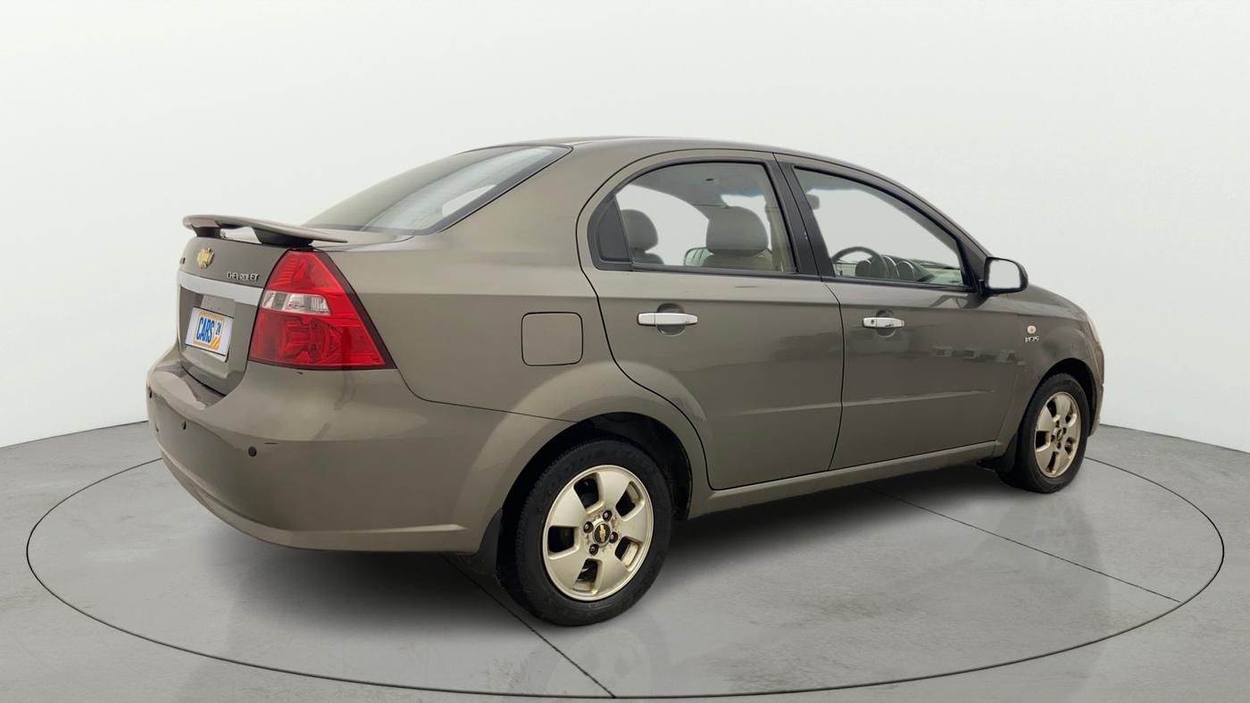 2012 Chevrolet Aveo LT 1.4 ABS, Petrol, Manual, 37,964 km, Right Back Diagonal