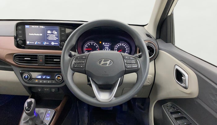 2023 Hyundai AURA SX PLUS 1.2 AMT, Petrol, Automatic, 47,649 km, Steering Wheel Close Up