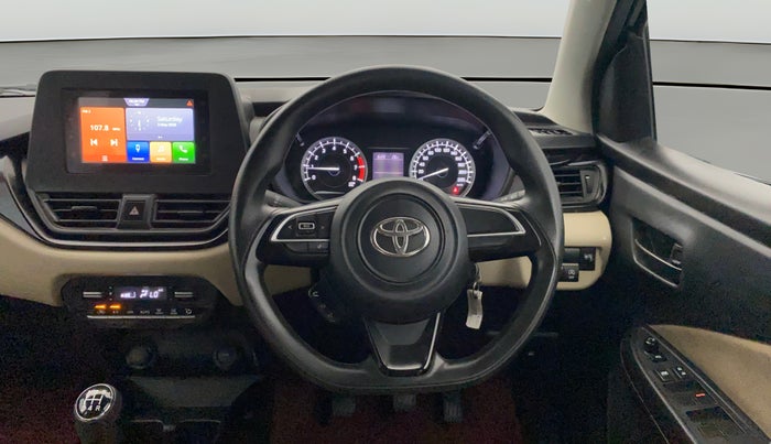 2023 Toyota Glanza S, Petrol, Manual, 46,274 km, Steering Wheel Close Up