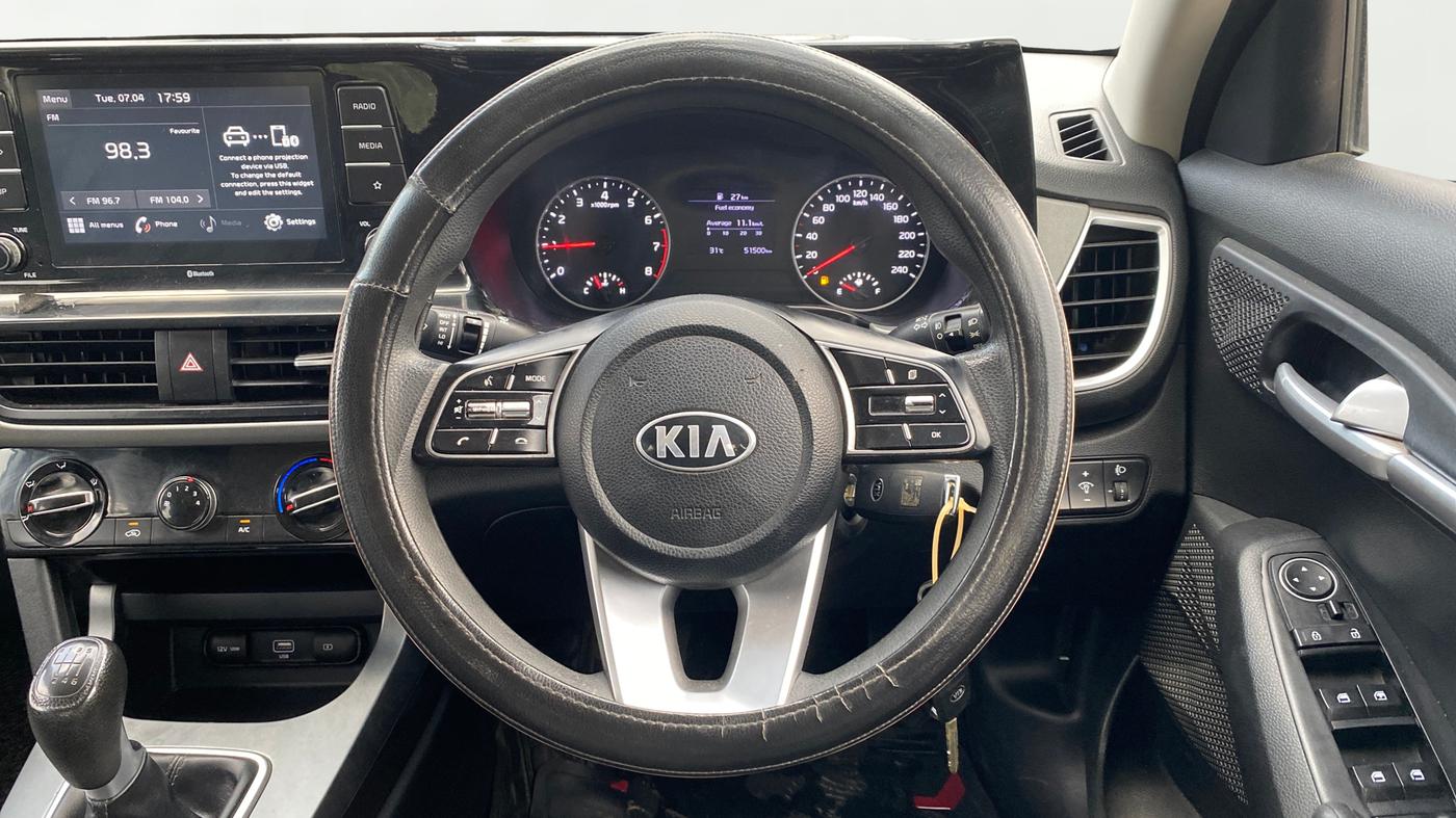 2020 KIA SELTOS HTK 1.5 PETROL, Petrol, Manual, 51,542 km, Steering Wheel Close Up