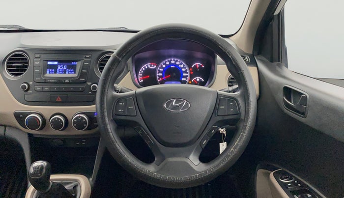 2019 Hyundai Grand i10 MAGNA 1.2 KAPPA VTVT, Petrol, Manual, 21,783 km, Steering Wheel Close Up