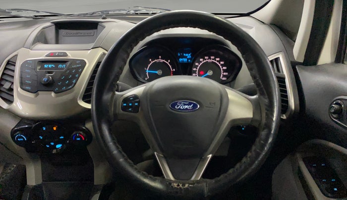 2016 Ford Ecosport TREND+ 1.5L DIESEL, Diesel, Manual, 1,34,726 km, Steering Wheel Close Up
