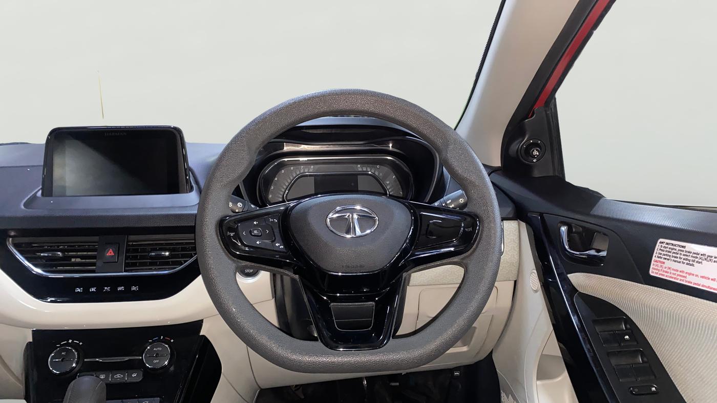 2022 Tata NEXON XZA PLUS PETROL DUAL TONE, Petrol, Automatic, 12,064 km, Steering Wheel Close Up
