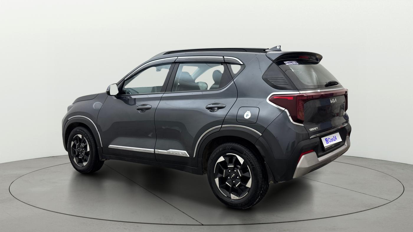 2025 KIA SONET HTK Plus (O) 1.2 Petrol MT, Petrol, Manual, 8,031 km, Left Back Diagonal