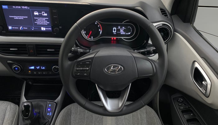 2022 Hyundai GRAND I10 NIOS ASTA AMT 1.2 KAPPA VTVT, Petrol, Automatic, 16,256 km, Steering Wheel Close Up