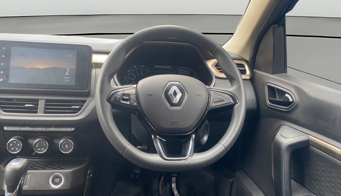 2021 Renault Kiger RXT TURBO CVT DUAL TONE, Petrol, Automatic, 38,006 km, Steering Wheel Close Up