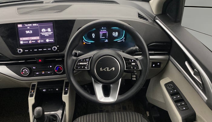 2022 KIA CARENS PRESTIGE 1.5 PETROL 7 STR, CNG, Manual, 14,845 km, Steering Wheel Close Up