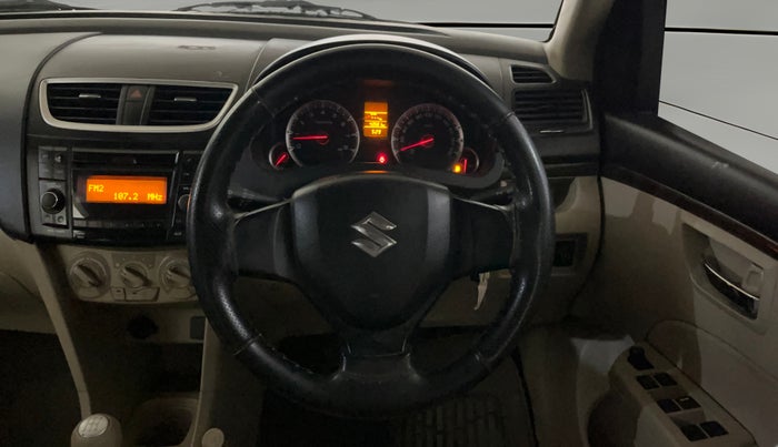 2015 Maruti Swift Dzire VXI, Petrol, Manual, 43,581 km, Steering Wheel Close Up