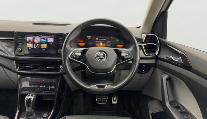 2022 Skoda KUSHAQ STYLE 1.5L TSI DSG, Petrol, Automatic, 40,532 km, Steering Wheel Close Up