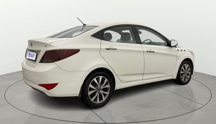 2015 Hyundai Verna FLUIDIC 4S 1.6 VTVT S(O), Petrol, Manual, 71,982 km, Right Back Diagonal