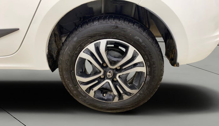 2022 Tata TIGOR XZ PLUS CNG, CNG, Manual, 78,358 km, Left Rear Wheel