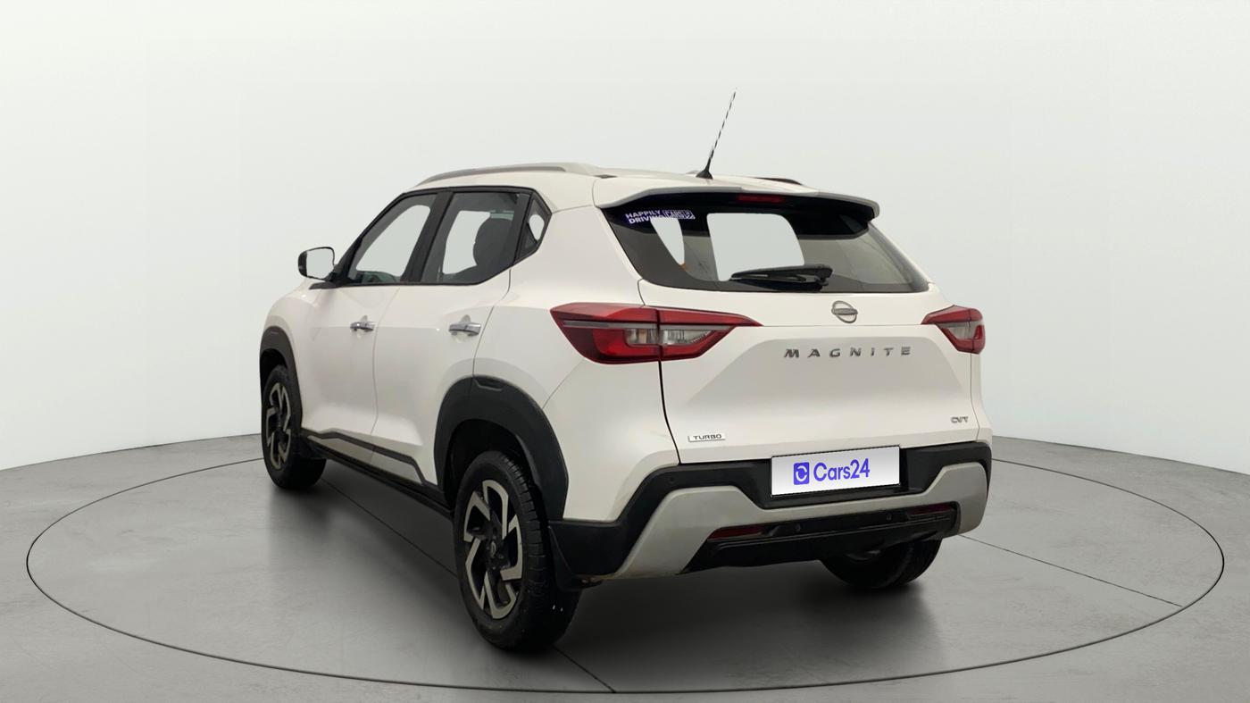 2021 Nissan MAGNITE XV TURBO CVT, Petrol, Automatic, 42,592 km, Left Back Diagonal