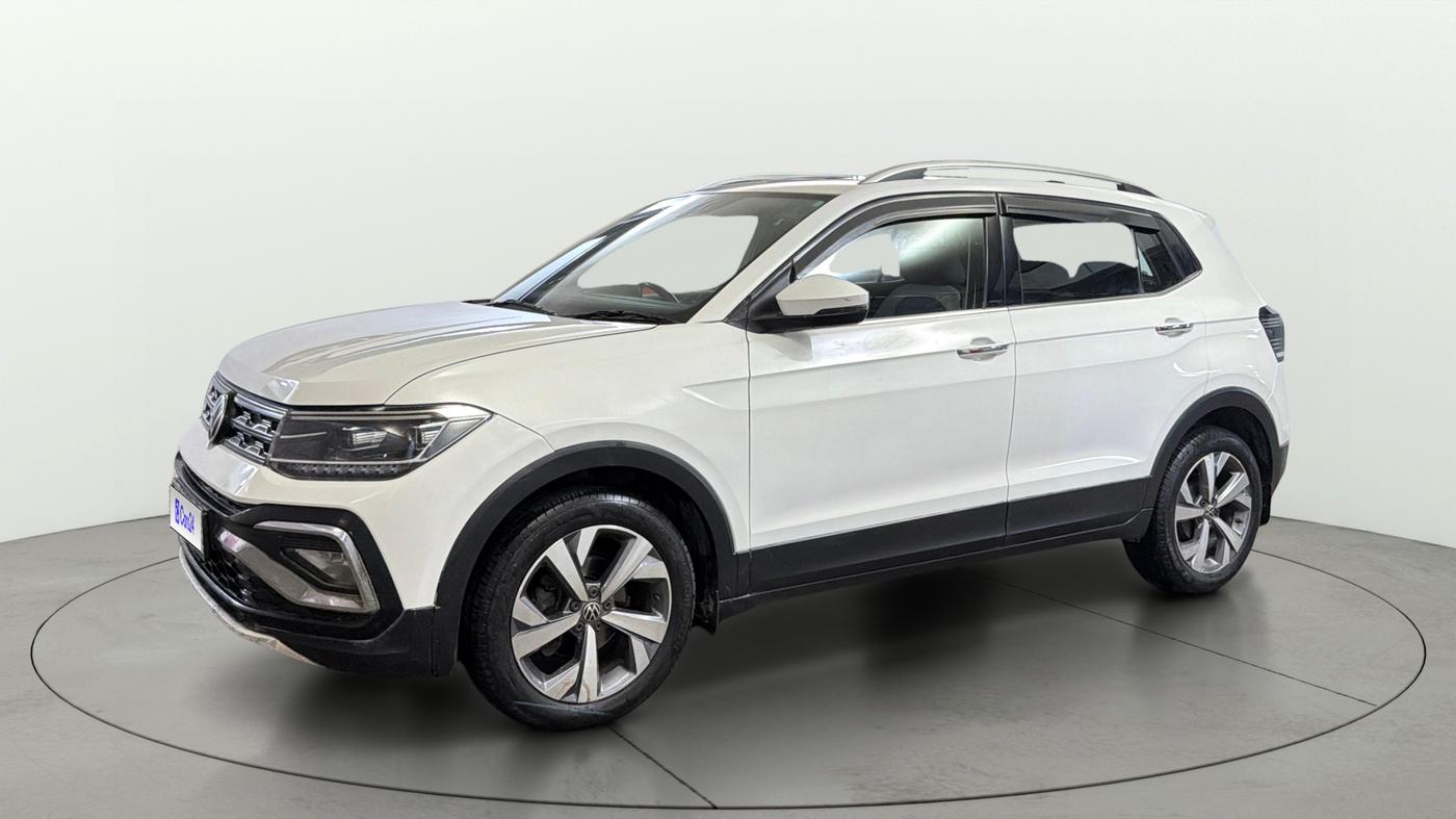 2022 Volkswagen TAIGUN TOPLINE 1.0 TSI AT, Petrol, Automatic, 89,372 km, Left Front Diagonal