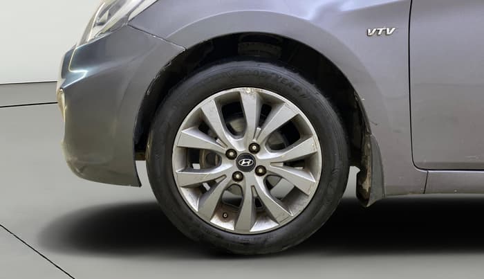 2014 Hyundai Verna FLUIDIC 1.6 VTVT SX AT, Petrol, Automatic, 68,524 km, Left Front Wheel