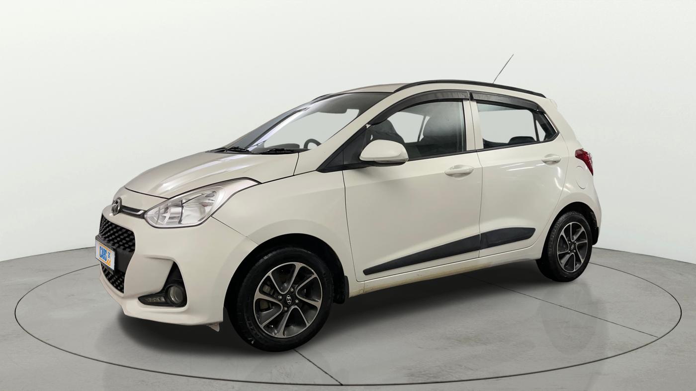 2017 Hyundai Grand i10 SPORTZ (O) AT 1.2 KAPPA VTVT, Petrol, Automatic, 24,817 km, Left Front Diagonal