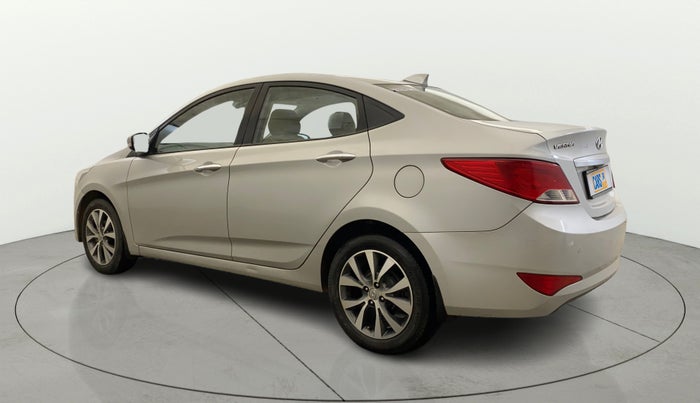 2017 Hyundai Verna 1.6 VTVT SX (O), Petrol, Manual, 74,214 km, Left Back Diagonal