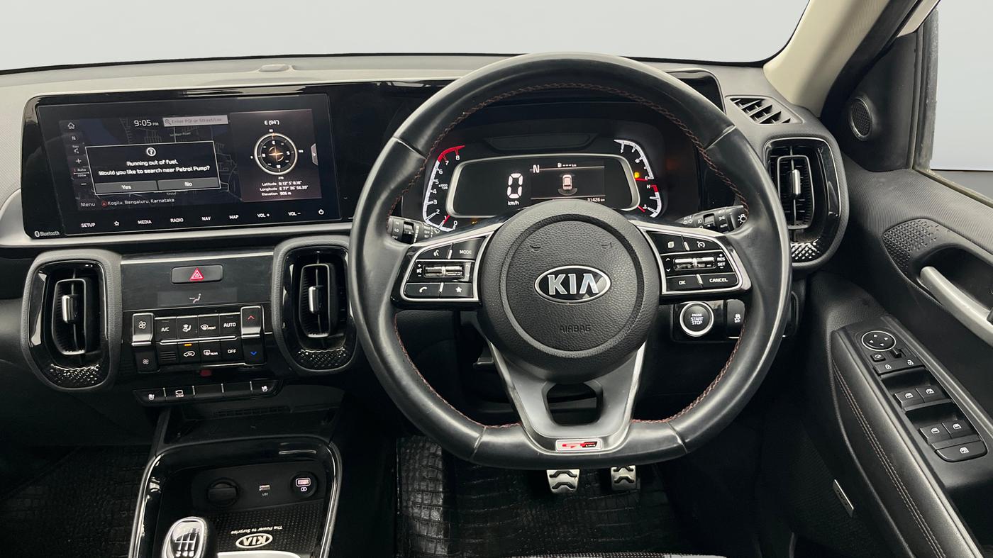 2020 KIA SONET GTX PLUS 1.0 IMT, Petrol, Manual, 31,426 km, Steering Wheel Close Up