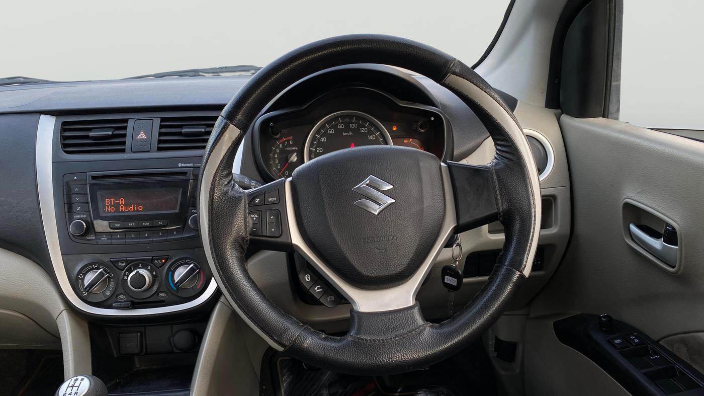 2015 Maruti Celerio ZXI, Petrol, Manual, 91,695 km, Steering Wheel Close Up
