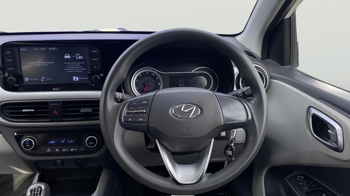 2020 Hyundai GRAND I10 NIOS SPORTZ 1.2 KAPPA VTVT, Petrol, Manual, 26,206 km, Steering Wheel Close Up