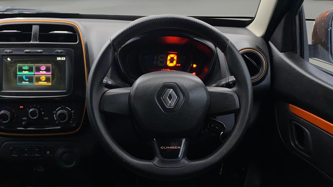 2019 Renault Kwid CLIMBER 1.0, Petrol, Manual, 17,336 km, Steering Wheel Close Up