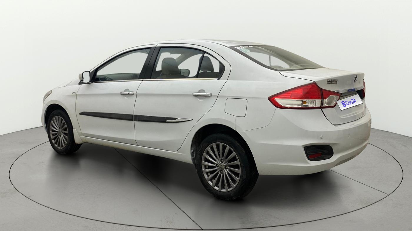 2016 Maruti Ciaz ZXI+ AT, Petrol, Automatic, 65,243 km, Left Back Diagonal