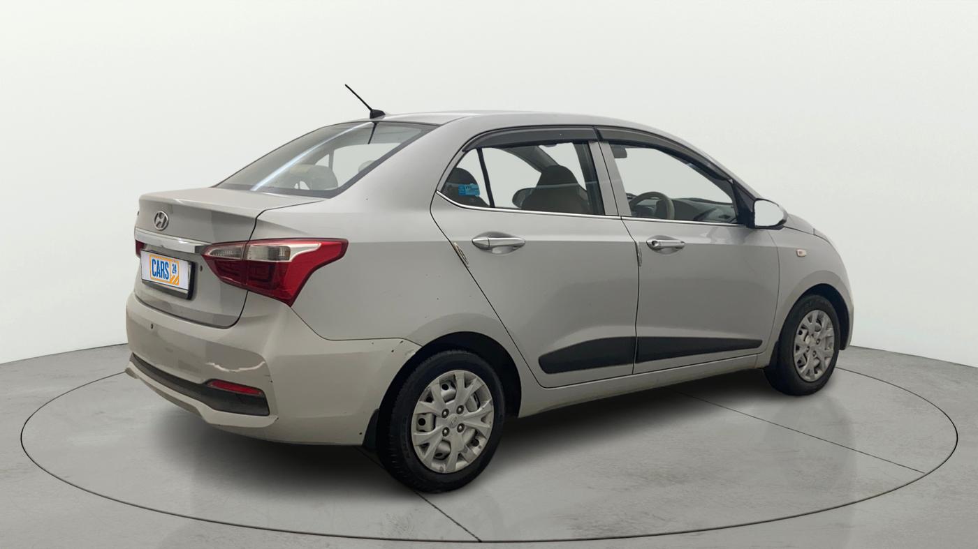 2018 Hyundai Xcent E, CNG, Manual, 54,997 km, Right Back Diagonal