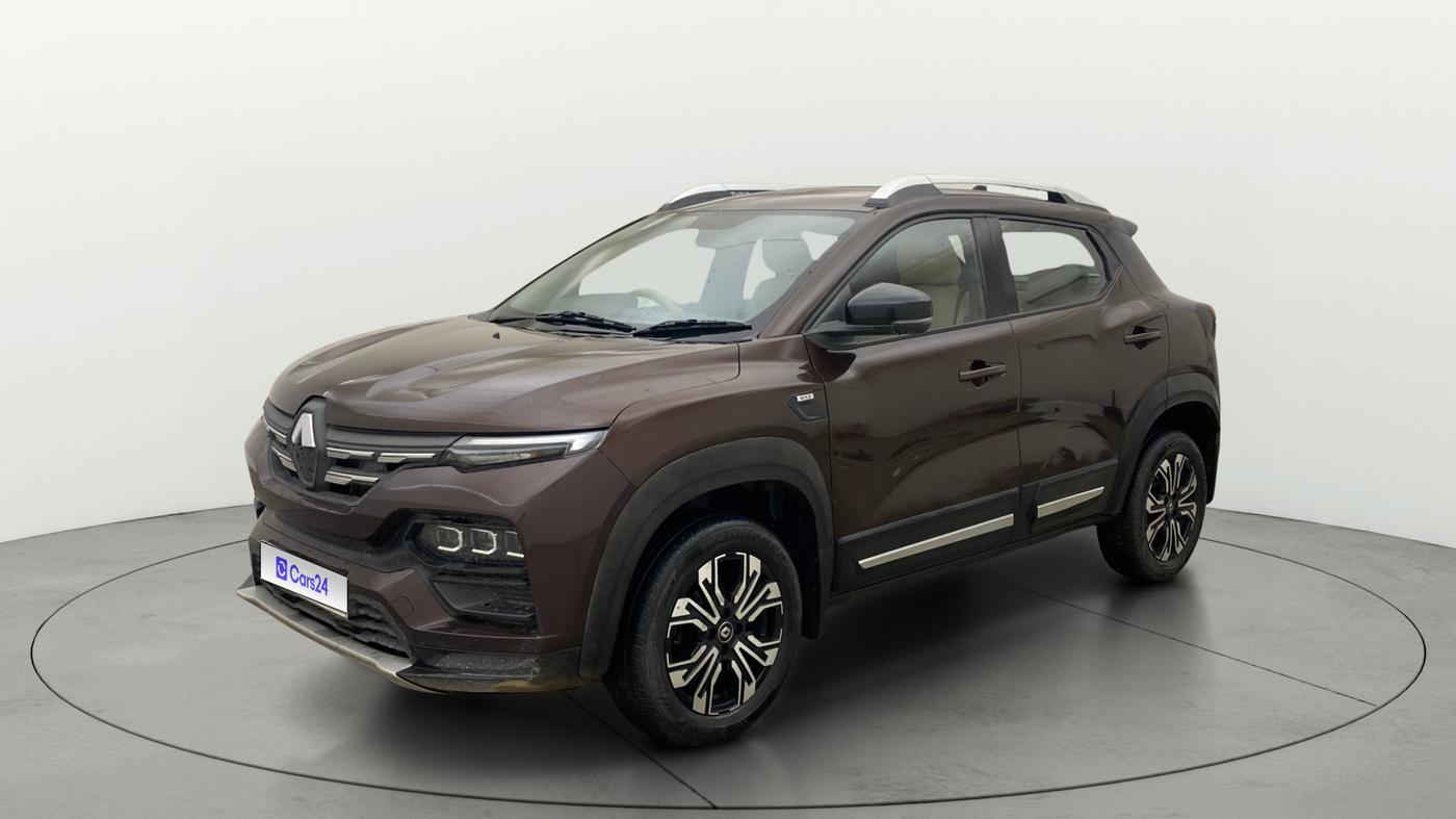 2021 Renault Kiger RXZ TURBO CVT, Petrol, Automatic, 74,919 km, Left Front Diagonal