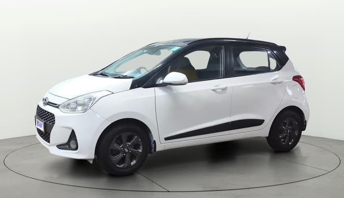 2019 Hyundai Grand i10 SPORTZ 1.2 KAPPA VTVT DUAL TONE, Petrol, Manual, 55,732 km, Left Front Diagonal